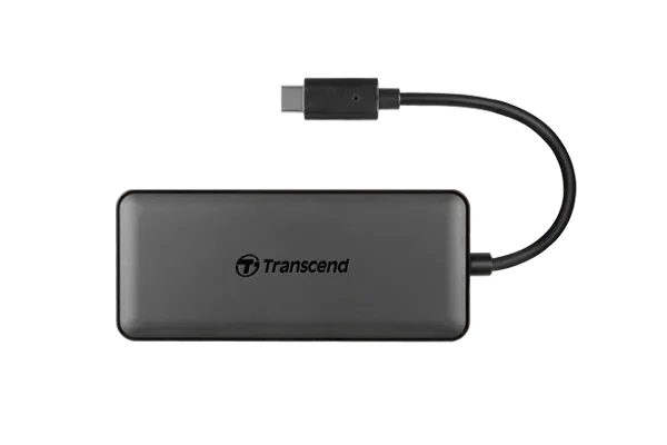 TRANSCEND TS-HUB5C USB Type C Hub 2 x USB 3.1 Gen 2 Type A; 1 x USB Type C port; 1 x USB Type C PD port and SD & MicroSD Reader (TS-HUB5C)