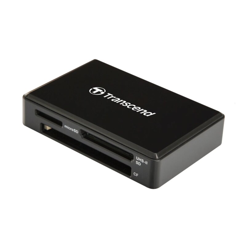 TRANSCEND USB3.1 UHS-II MULTICARD READER - BLACK (TS-RDF9K2)_4
