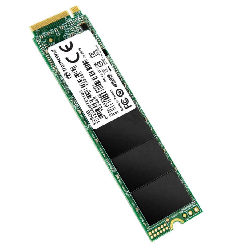 TRANSCEND 128GB  MTE110S PCI-E GEN 3x4 M.2 2280 SSD 3D TLC - 1500 MB/s Read 550 MB/s Write - 50 TBW (TS128GMTE110S)_4
