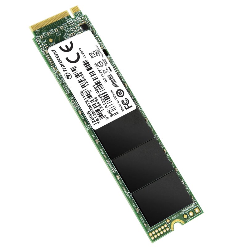 TRANSCEND 128GB  MTE110S PCI-E GEN 3x4 M.2 2280 SSD 3D TLC - 1500 MB/s Read 550 MB/s Write - 50 TBW (TS128GMTE110S)_5