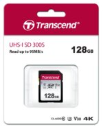 TRANSCEND 300S 128GB UHS-1 CLASS 10 U1 V10 SDXC CARD - 3D NAND (TS128GSDC300S)_1