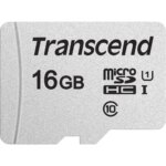 TRANSCEND 300S 16GB MICRO SD UHS-I U1 CLASS 10 READ 95 MB/S WRITE 45MB/S WITH SD ADAPTOR (TS16GUSD300S-A)