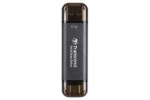 TRANSCEND 1 TB ESD310C USB3.2 TYPE A & C (USB 10Gbps) OTG COMPACT PORTABLE SSD  - Read 1050MB/s Write 950 MB/s - Black (TS1TESD310C)