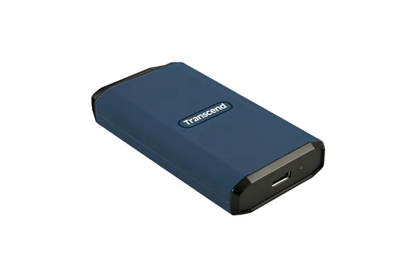 TRANSCEND 1TB ESD410C USB3.2 TYPE C (USB 20Gbps) & A IPX5 Water Resistant & Rugged PORTABLE SSD. R/W up to 2000MB/s (TS1TESD410C)