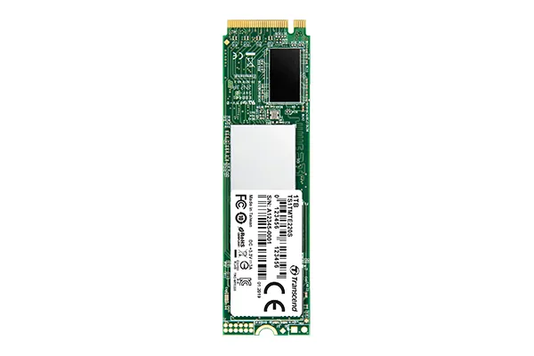 TRANSCEND 1TB MTE220S PCI-E GEN 3x4 NVMe M.2 2280 SSD 3D TLC with DRAM cache -3500 MB/s Read 3200 MB/s Write - 2200 TBW (TS1TMTE220S)