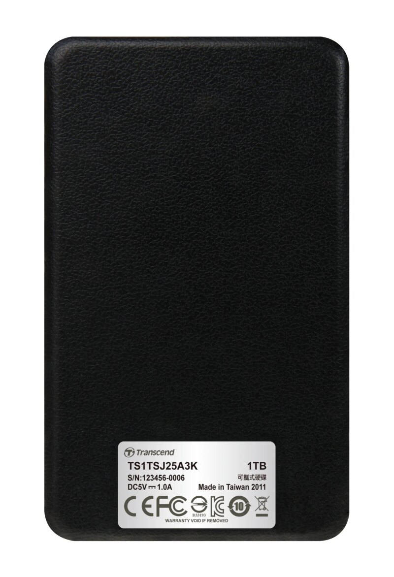 TRANSCEND 1TB 25A3 USB3.1 2.5'' USB HDD - BLACK (TS1TSJ25A3K)_3