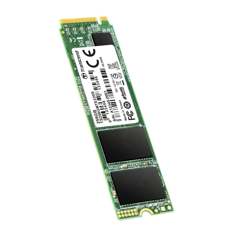 TRANSCEND 256GBMTE220S PCI-E GEN 3x4 NVMe M.2 2280 SSD 3D TLC with DRAM cache - 3300 MB/s Read 1250 MB/s Write - 550 TBW (TS256GMTE220S)_6