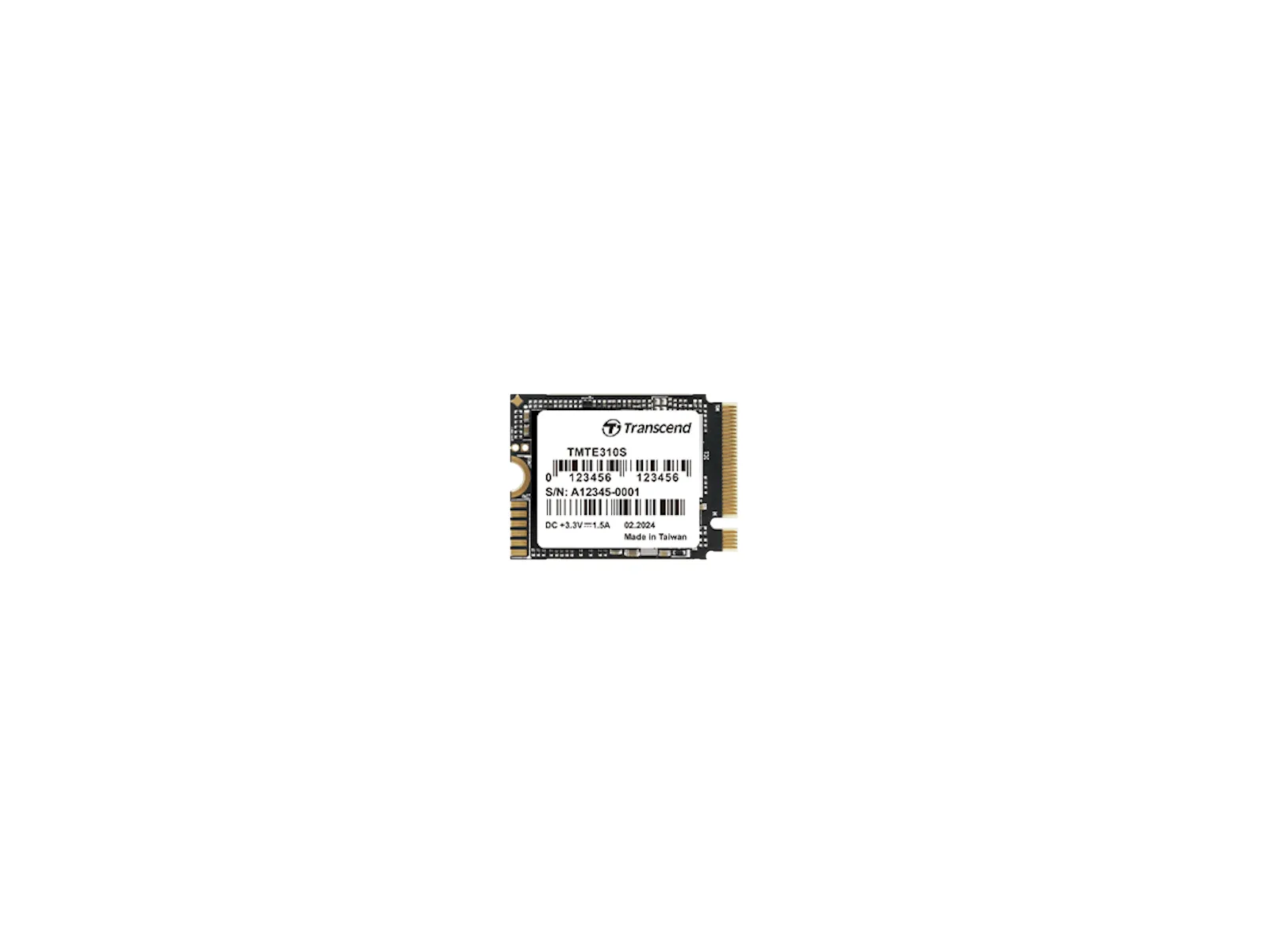 Transcend 2 TB MTE310S PCI-E GEN 4x4 M.2 2230 SSD 3D NAND - 5000 MB/s Read 4000 MB/s Write - 1200 TBW (TS2TMTE310S)