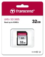 TRANSCEND 300S 32GB UHS-1 CLASS 10 U1 SDHC CARD -2D NAND (TS32GSDC300S)