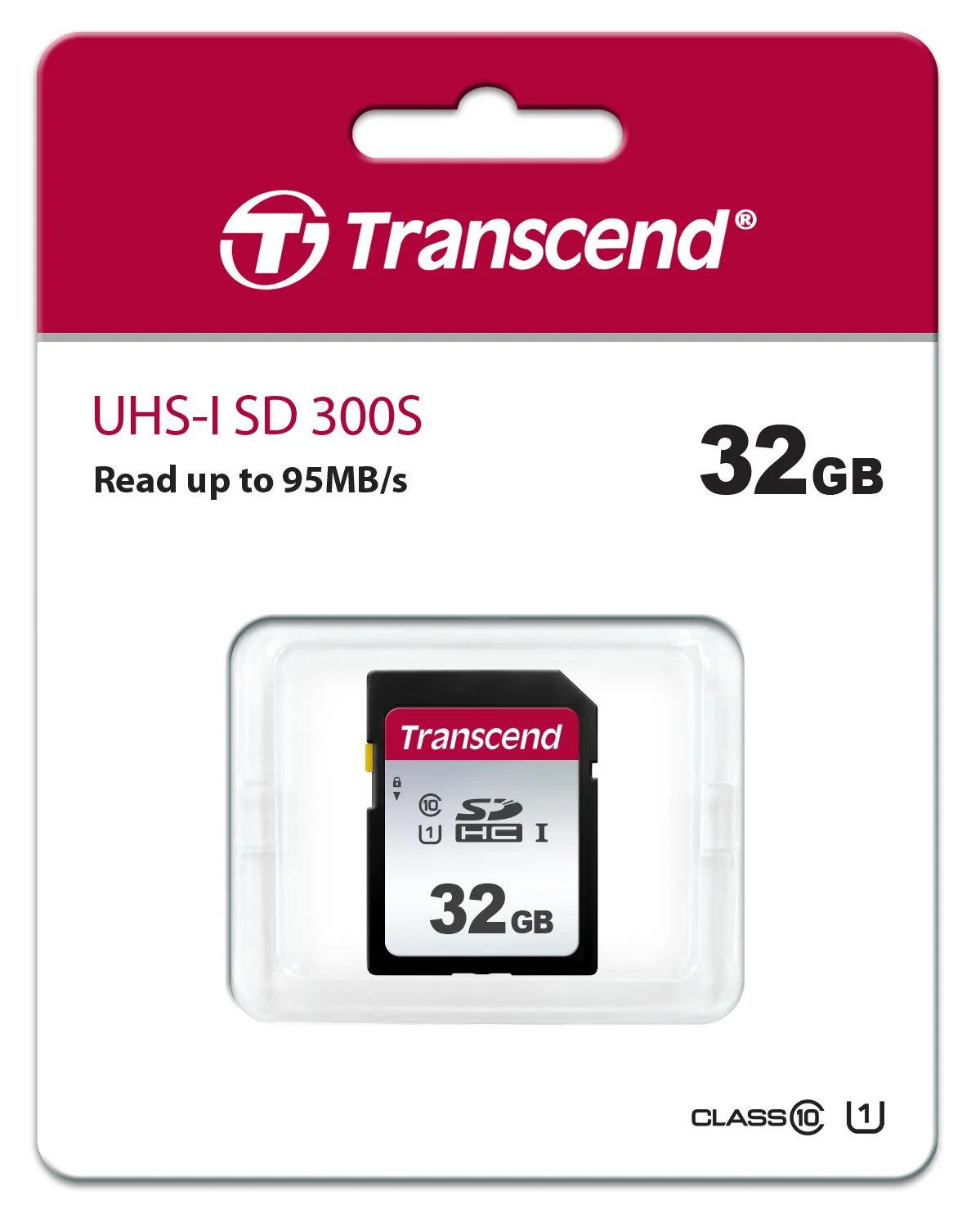 TRANSCEND 300S 32GB UHS-1 CLASS 10 U1 SDHC CARD -2D NAND (TS32GSDC300S)