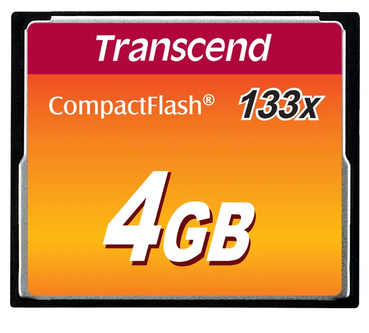 TRANSCEND 4GB COMPACT FLASH 133X (TS4GCF133)