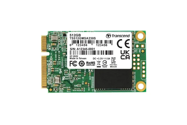 TRANSCEND 512GB MSA230 MSATA SSD (TS512GMSA230S)