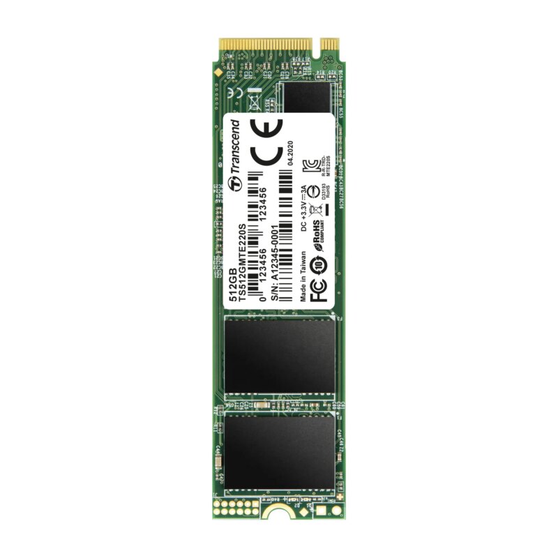TRANSCEND 512GB MTE220S PCI-E GEN 3x4 NVMe M.2 2280 SSD 3D TLC with DRAM cache - 3500 MB/s Read 2500 MB/s Write -1100TBW (TS512GMTE220S)_6