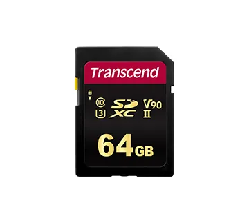 TRANSCEND 700S 64GB UHS-II U3 V90 CLASS 10 SDXC CARD - MLC (TS64GSDC700S)