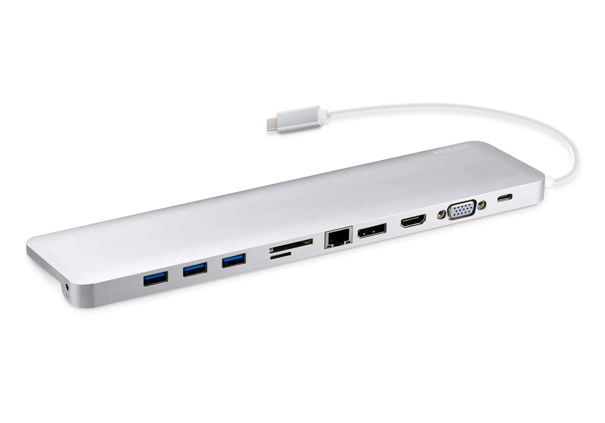 ATEN Dock; USB-C Multiport Dock with Power Pass-Through. (UH3234)