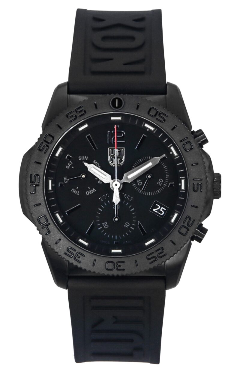 Luminox Pacific Diver Chronograph Rubber Strap Black Dial Quartz XS.3141.BO.1.SET 200M Men's Watch