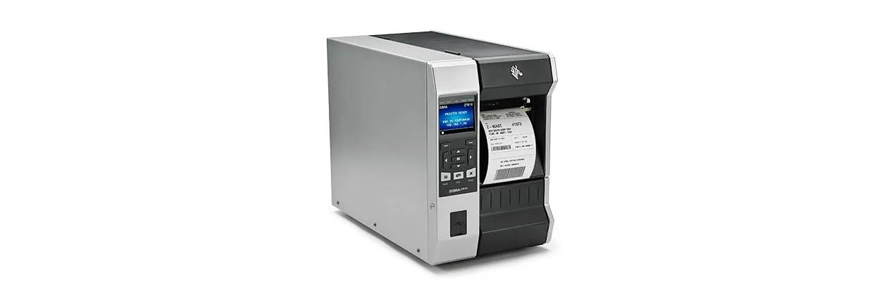 Zebra TT Printer ZT610; 4''; 300 dpi; Euro and UK cord; Serial; USB; Gigabit Ethernet; Bluetooth 4.2; USB Host; Wireless 802.11 (ZT61043-T0EC100Z)