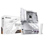 GIGABYTE AMD B850 Gaming Chipset for AMD AM5; 4x Dual DDR5; 3x M2; 1x HDMI 1x DP. . (GA-B850-A-ELITE-WF7-ICE)