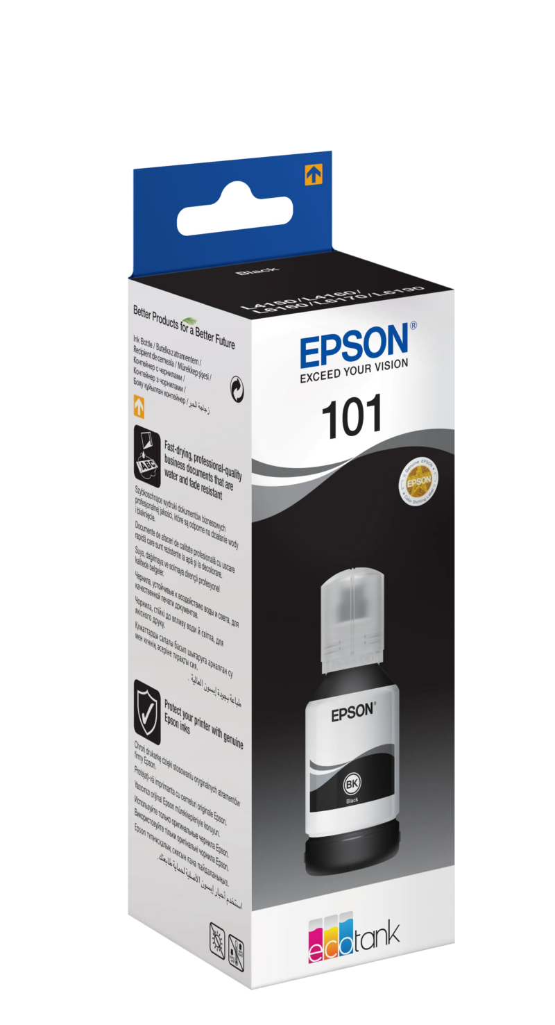 Epson 101 Ecotank Black ink bottle (127ml). 7500 pages @ 5% coverage. (C13T03V14A)_4