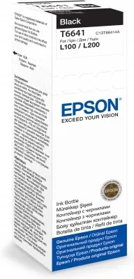 Epson T6641 Ecotank Black ink bottle (70ml) 4000 pages @ 5% coverage (C13T66414A)