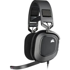HS80 RGB USB Premium Gaming Headset with 7.1 Surround Sound; Carbon. (CA-9011237-AP)