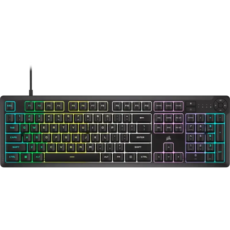 Corsair K55 Core Gaming Keyboard; Backlit Zoned RGB LED; Rubberdome (CH-9226C65-NA)_3