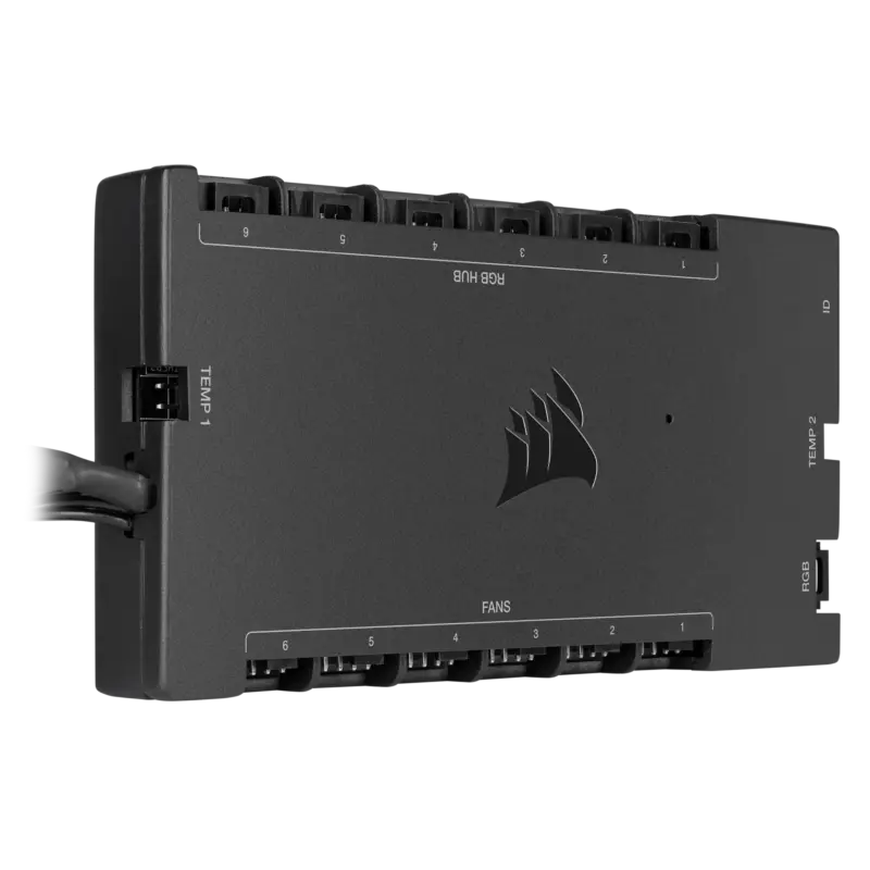 Corsair iCUE Commander CORE XT - Digital Fan Speed and RGB Lighting Controller.  6x Fan; 6x RGB (CL-9011112-WW)_1
