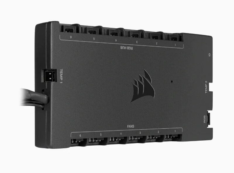 Corsair iCUE Commander CORE XT - Digital Fan Speed and RGB Lighting Controller.  6x Fan; 6x RGB (CL-9011112-WW)_11