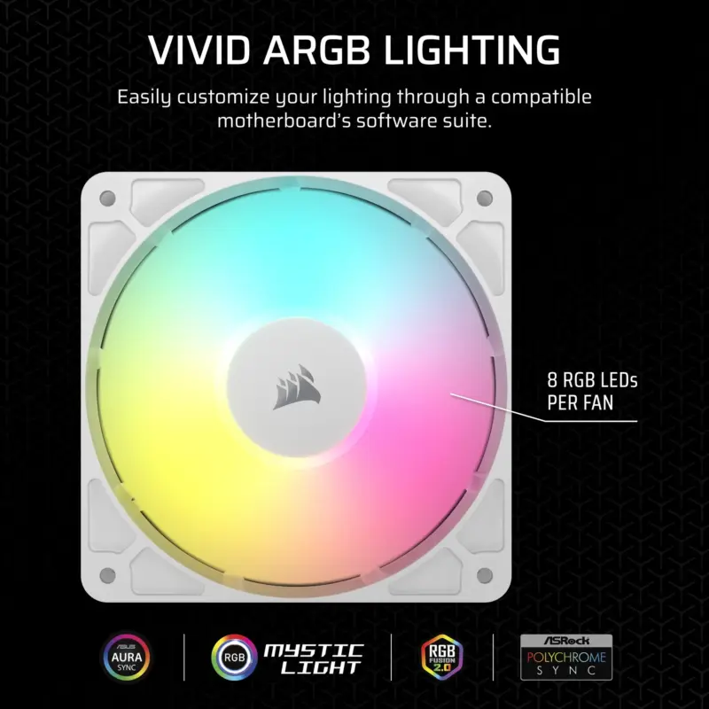 Corsair RS120 ARGB 120mm PWM Fans Triple Pack – White (CO-9050185-WW)_9
