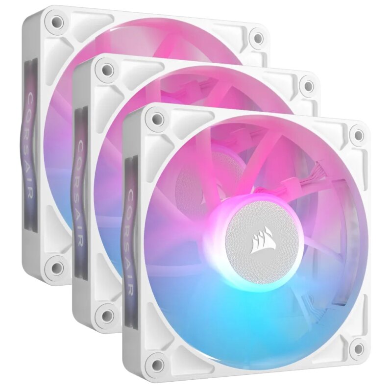 Corsair RX RGB Series; iCUE LINK RX120 RGB White; 120mm Fan; Triple Pack (CO-9051022-WW) - Image 18