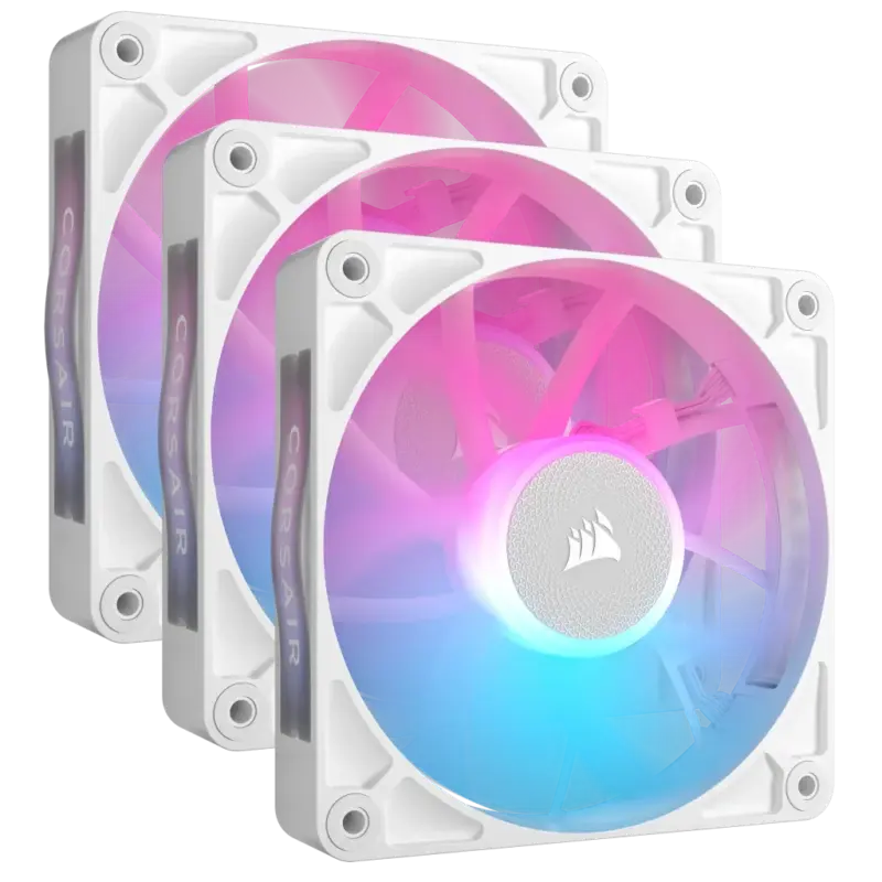 Corsair RX RGB Series; iCUE LINK RX120 RGB White; 120mm Fan; Triple Pack (CO-9051022-WW)_4