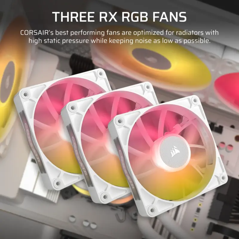 Corsair iCUE LINK TITAN 360 RX RGB Liquid CPU Cooler - White _ RX120 RGB Fans _ Fits Intel LGA 1851/1700; AMD® AM5/AM4. (CW-9061021-WW)_7