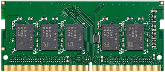 4GB DDR4 RAM Module (DDR4-2666 SO-DIMM) for: RS820RP+; RS820+; DS720+; DS420+; DS2419+; DS1819+; DVA3219; DS1618+ (D4NESO-2666-4G)