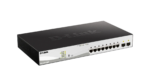D-LINK 8-ports 10/100/1000Base-T PoE Smart Switch plus 2 SFP ports - 130W PoE budget (DGS-1210-10MP)_5