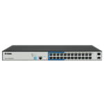 24 PoE 10/100/1000 ports + 2 Gigabit SFP ports Long Range Smart Switch 250W total POE budget; Max distance of 250m (DGS-F1210-26PS-E)