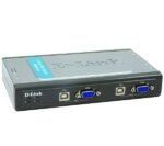 D-Link DKVM-4U 4-Port USB KVM Switch (includes only 2 cables; additional DKVM-CU/B1A cables to be purchased separately) (DKVM-4U)_1