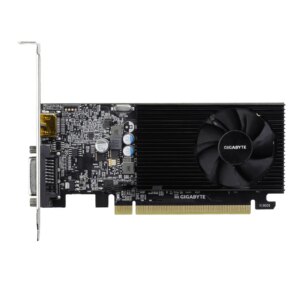 GIGABYTE nVidia GeForce GT 1030 - 2GB GDDR4; 64-Bit Memory Bus; PCI Express 2.0; 1x Dual-Link DVI-D; 1x HDMI; Low Profile (GV-N1030D4-2GL)