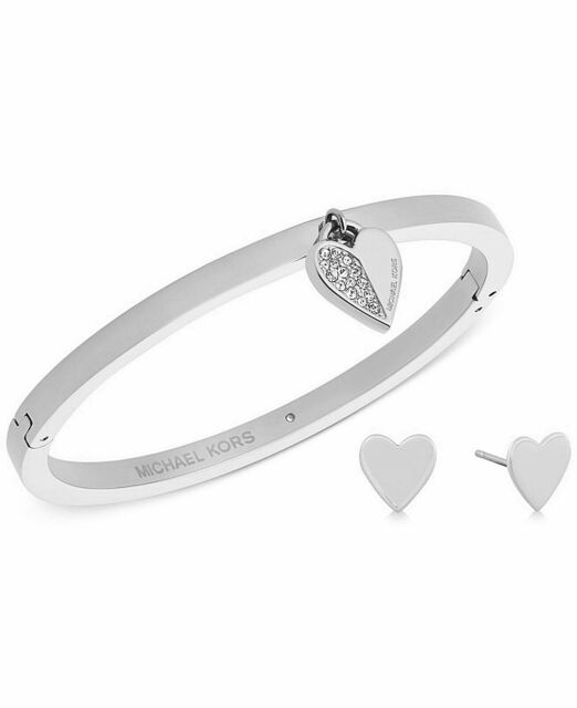 Michael Kors Fashion Jewels Heart Special Pack + Earrings (MKJ5938040) Women's JEWELRY_main