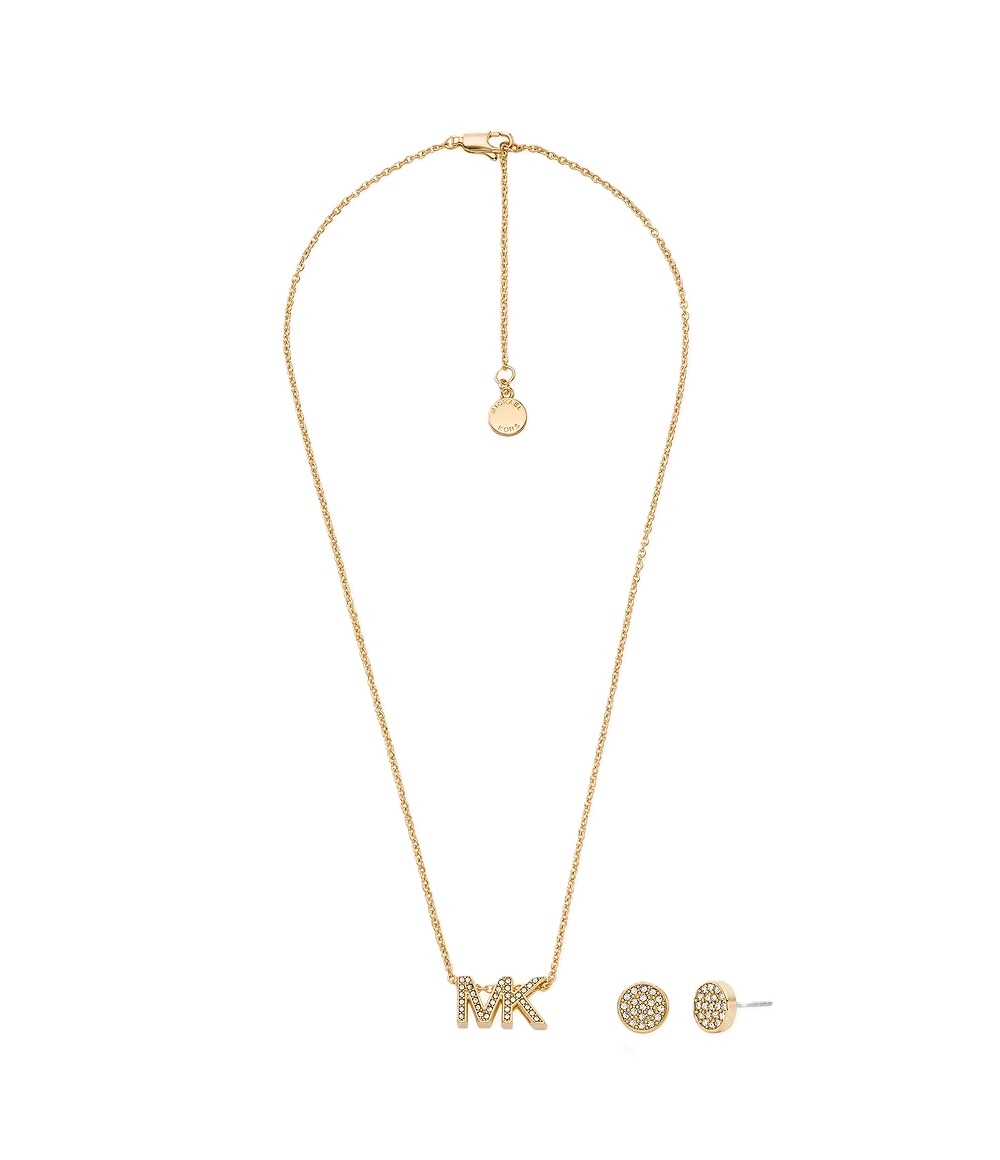 Michael Kors Fashion Jewels Mkj8019set Special Pack Necklace + Earrings (MKJ8019SET) Women's JEWELRY_main
