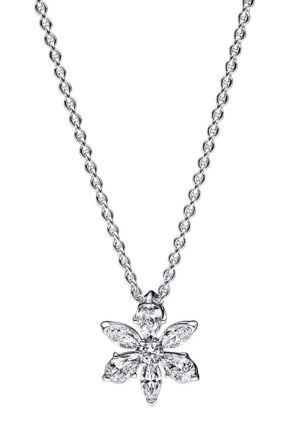 Pandora Sparkling Herbarium Cluster Pendant Necklace 392387C01-45 For Women