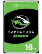 Seagate Barracuda ST16000DM001 16TB 3.5'' HDD Desktop Internal drives; SATA 6GB/s Interface; 190MB/s Sustained TR; 256MB cache; (ST16000DM001)