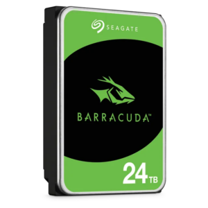 Seagate Barracuda ST24000DM001 24TB 3.5'' HDD Desktop Internal drives; SATA 6GB/s Interface; 190MB/s Sustained TR; 256MB cache; (ST24000DM001)
