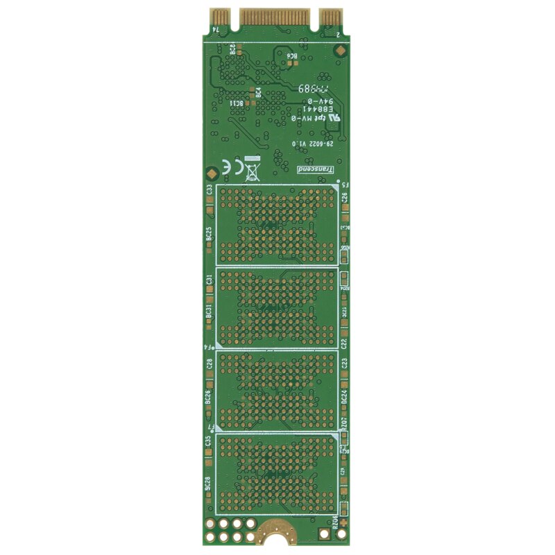 TRANSCEND 240GB MTS820 SATA3 M.2 2280 SSD - TLC - CACHELESS (TS240GMTS820S)