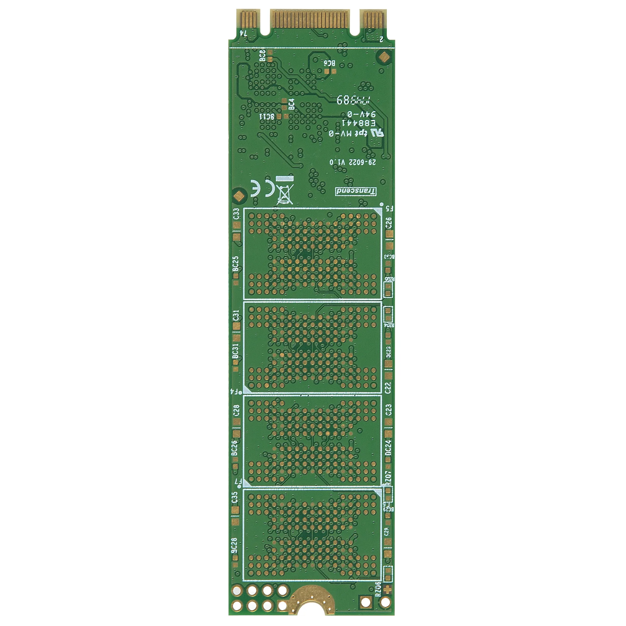 TRANSCEND 240GB MTS820 SATA3 M.2 2280 SSD - TLC - CACHELESS (TS240GMTS820S)
