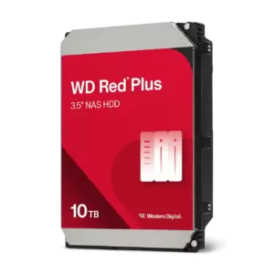 Western Digital WD Red Plus WD101EFBX 10 TB Hard Drive - 3.5'' Internal - SATA (SATA/600) (WD101EFBX)