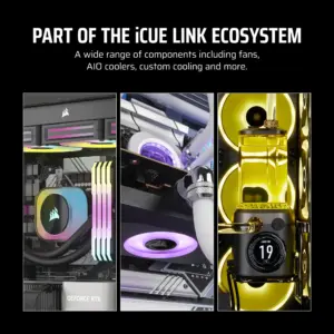 CORSAIR LX-R RGB Series; iCUE LINK LX120-R RGB; 120mm RGB Fan; Triple Fan Kit. (CO-9051050-WW)