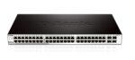 D-Link 48-Port 10/100/1000Mbps with 4 Combo SFP Smart Switch. (DGS-1210-52)