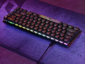 Corsair K65 PRO MINI RGB 65% Optical-Mechanical Gaming Keyboard - Corsair OPX switches - Black (CH-91A401A-NA)