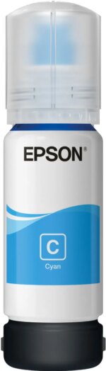 Epson 101 Ecotank Cyan ink bottle (70ml). 6000 pages @ 5% coverage. (C13T03V24A)