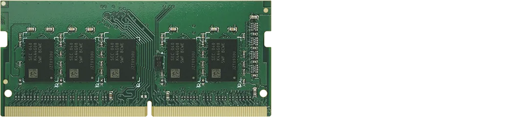 Synology 8GB DDR4 ECC Unbuffered SODIMM for DS1825+; DS925+ (D4ES03-8G) 1 Synology 16GB DDR4 ECC Unbuffered SODIMM for DS1825+; DS925+ (D4ES03-16G)